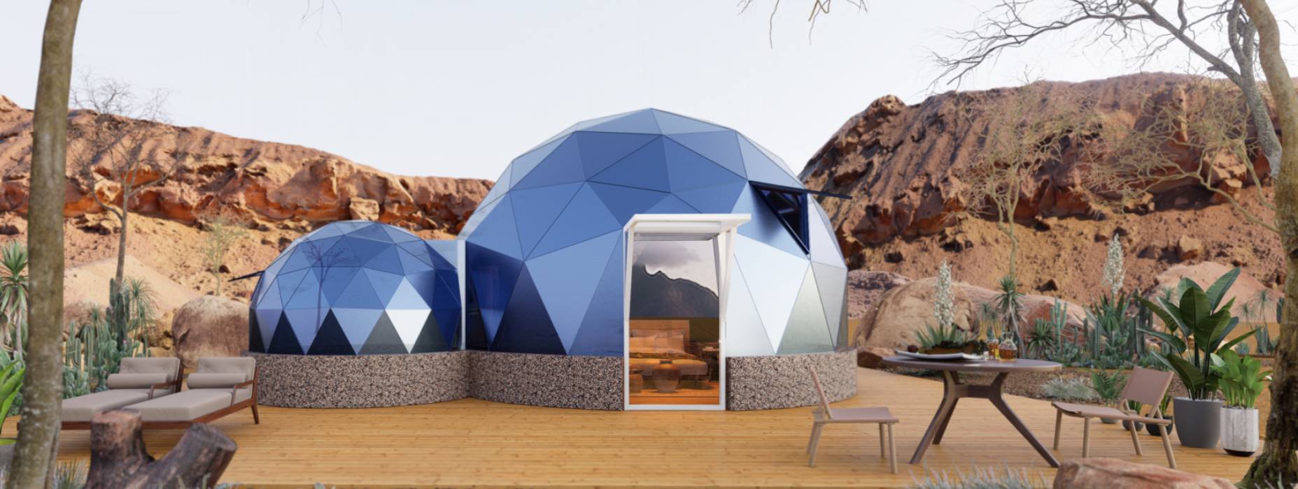 射阳县球形智能光伏玻璃星空房